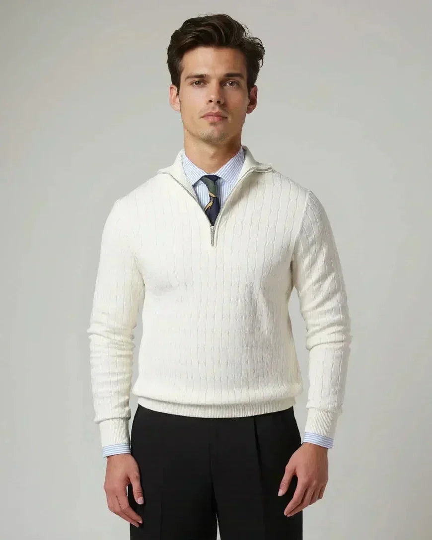 Tobias™ | Vetoketjullinen collegepaita ja kuosi