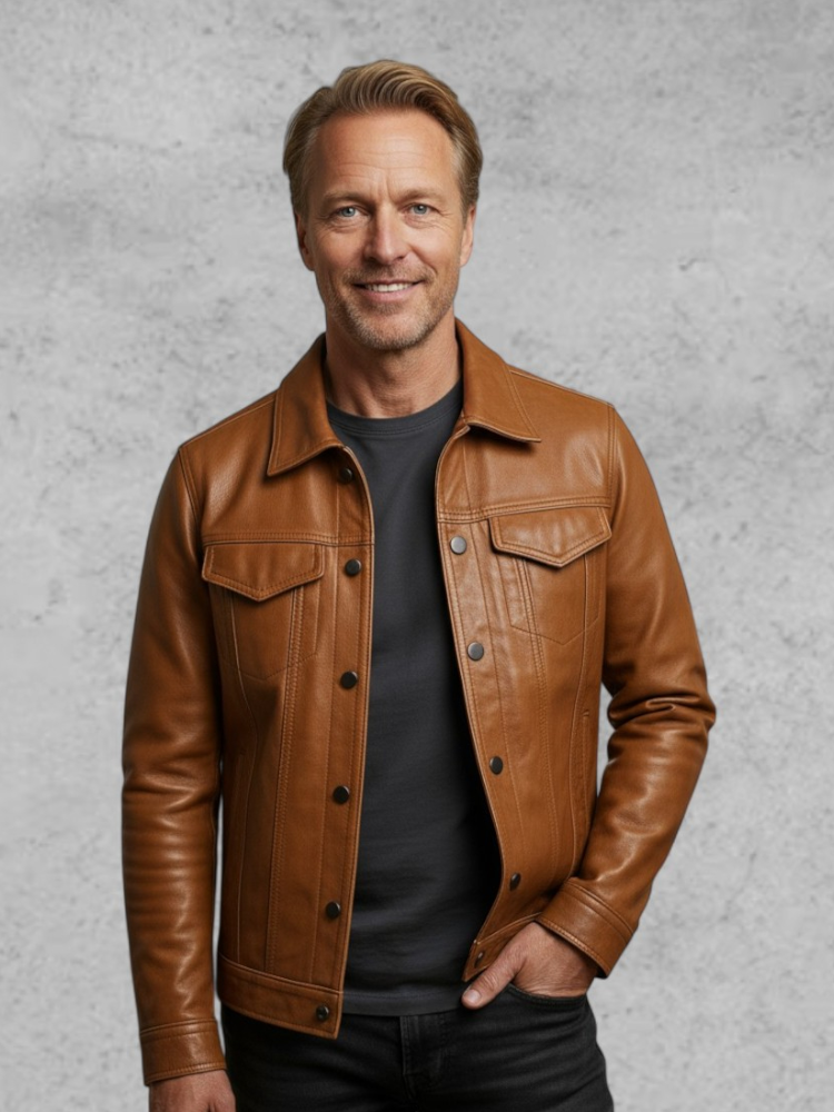 Ulrik™ | Premium Nahkamoottoripyörätakki