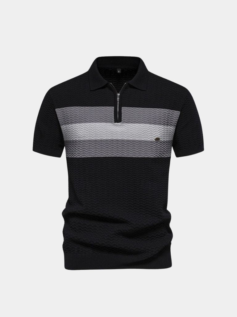 Viktor™ | Slim Classic Polo with Zipper Collar