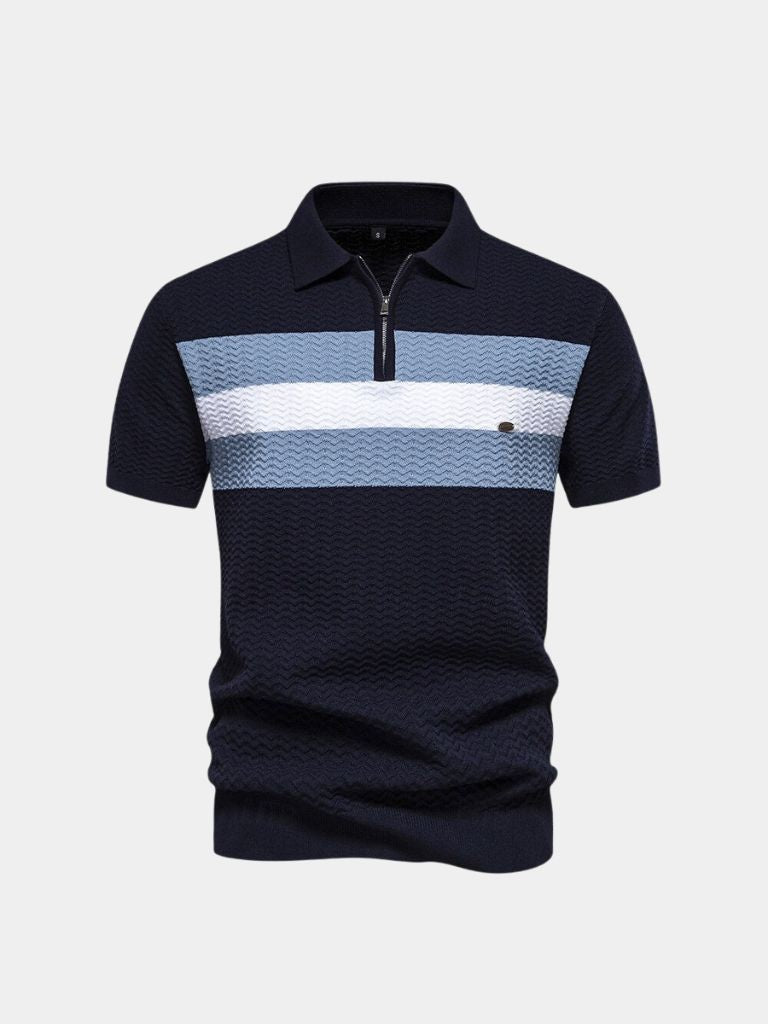 Viktor™ | Slim Classic Polo with Zipper Collar