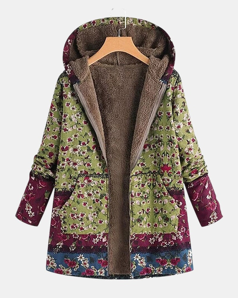 Willow | Cottagecore-takki vihreänä & ruskeana